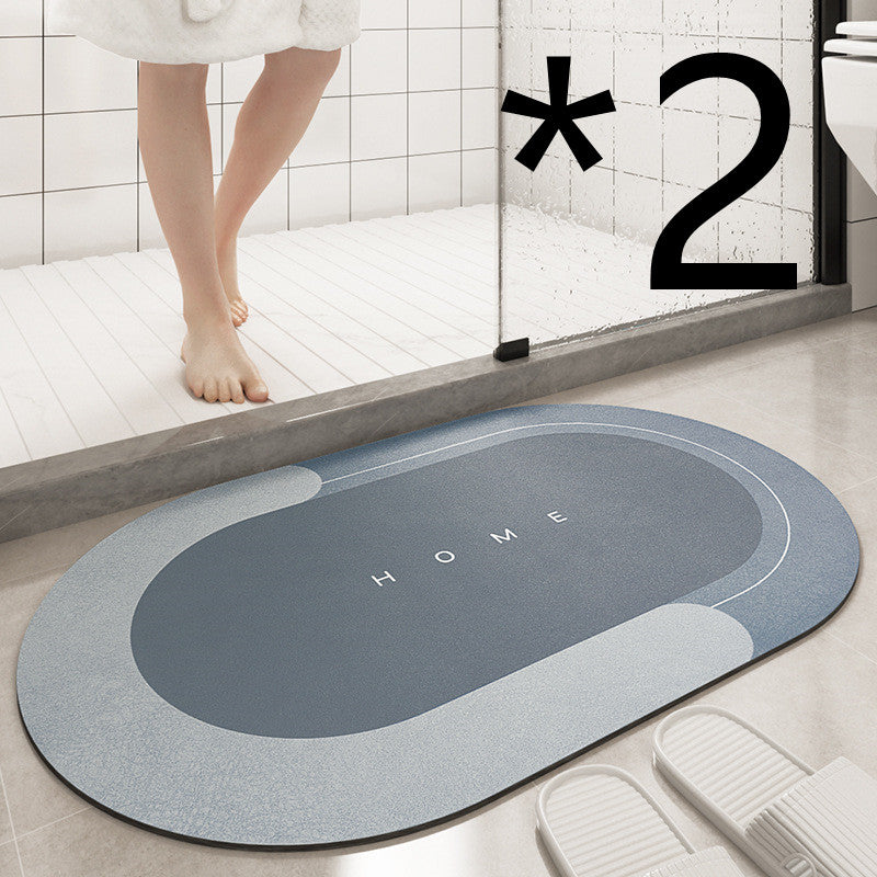 Enhance Your Bathroom with a Cushion Bathroom Sliding Door Floor Foot Mat