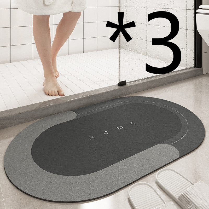 Enhance Your Bathroom with a Cushion Bathroom Sliding Door Floor Foot Mat