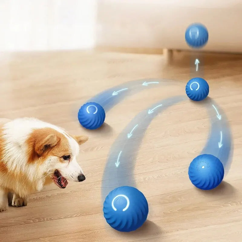 Dog Toys Intelligent Gravity Jump Ball Rechargeable Bite-Resistant