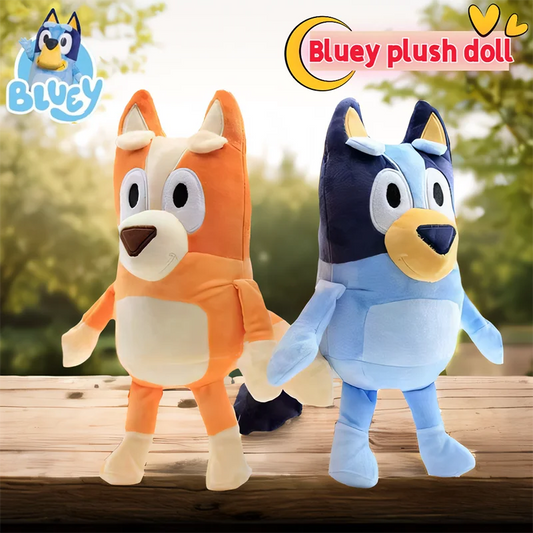 Bluey & Bingo Plush Toys – Soft Family Dog Characters (17cm / 28cm) – Adorable Gift for Kids & Pet Lovers