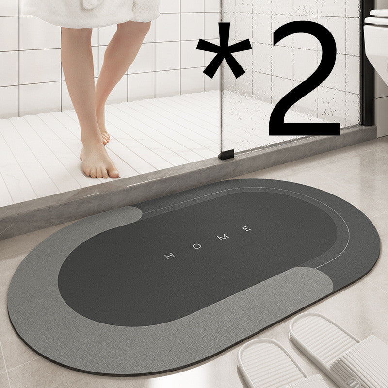 Enhance Your Bathroom with a Cushion Bathroom Sliding Door Floor Foot Mat