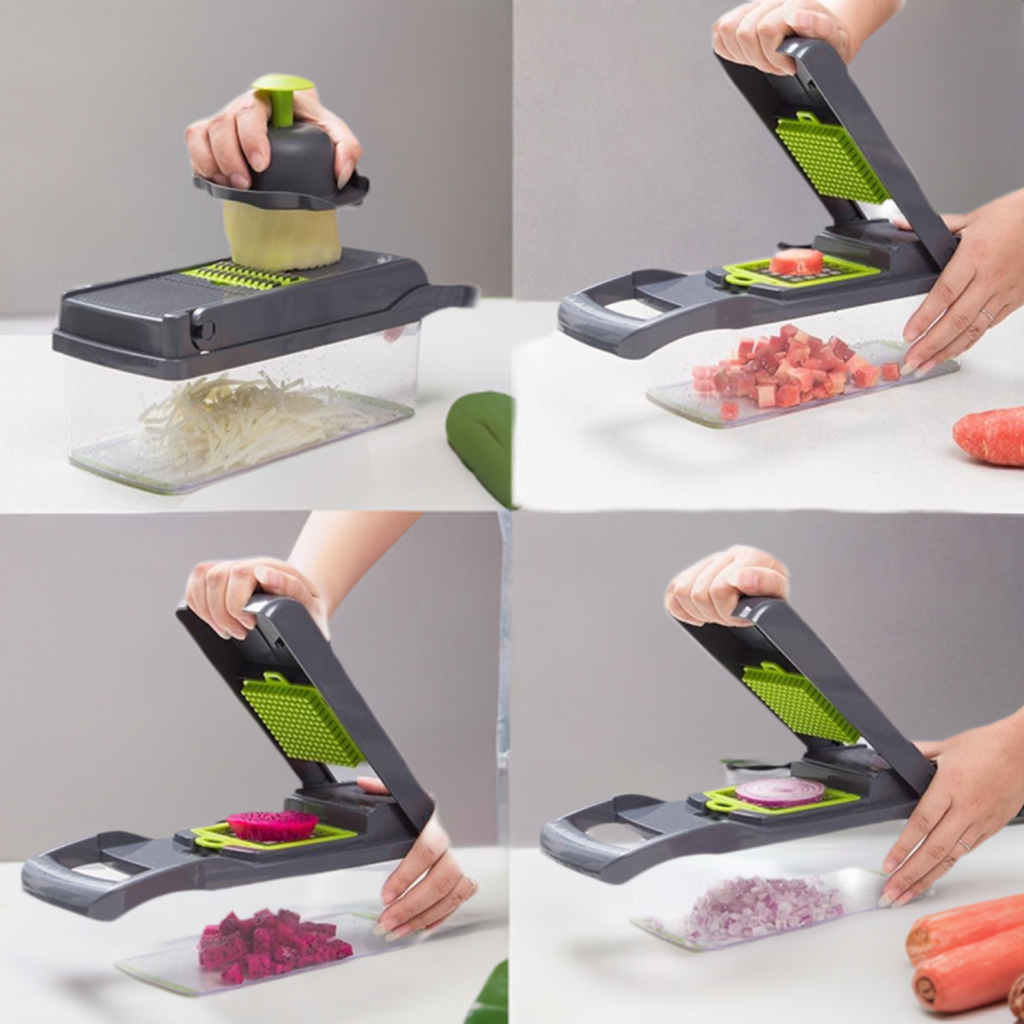 12 In 1 Manual Vegetable Chopper Kitchen Gadgets Food Chopper Onion Cutter Vegetable Slicer