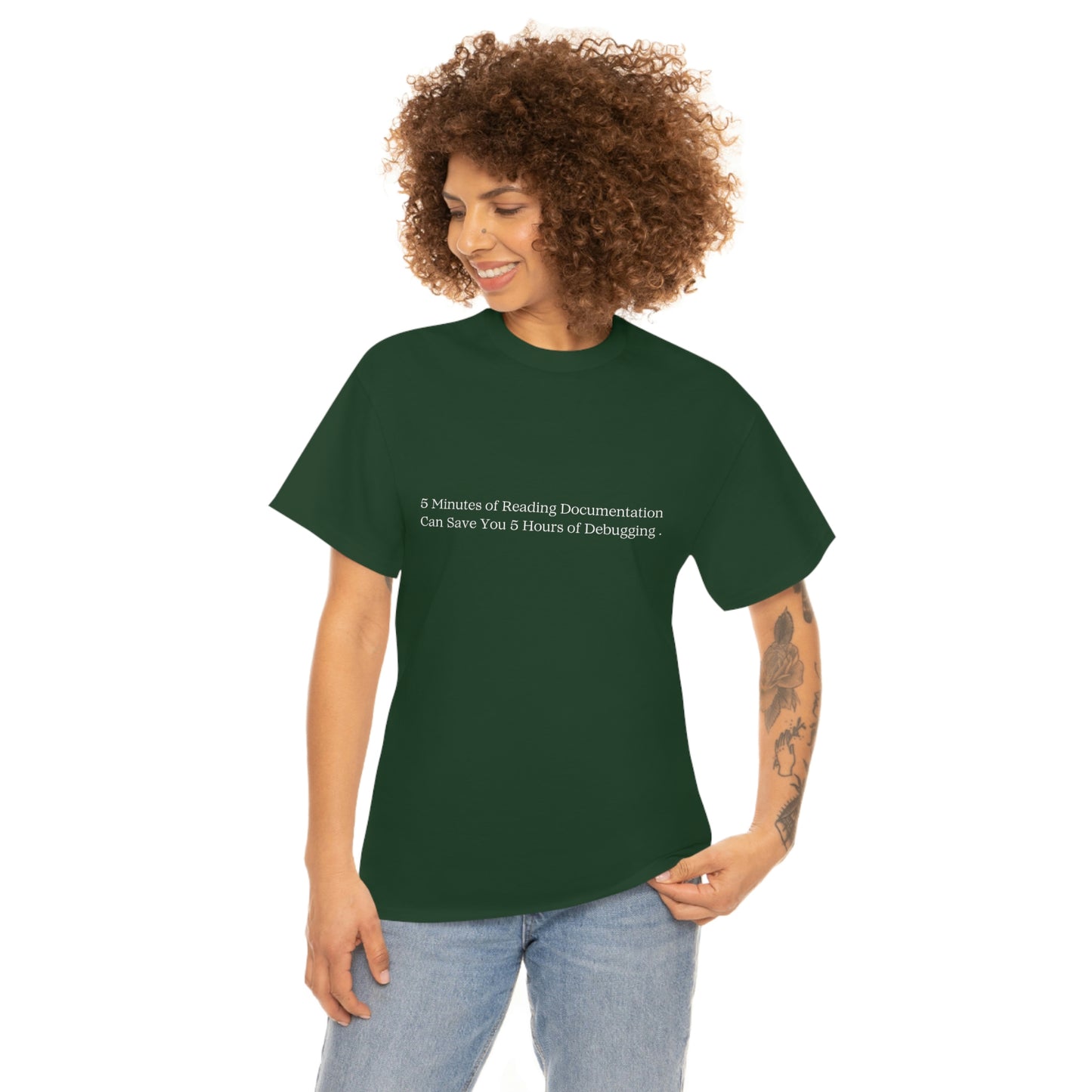 A 5 Minutes Can Save You 5 Hours: Get Our Unisex Heavy Cotton Tee and Debug in Style
