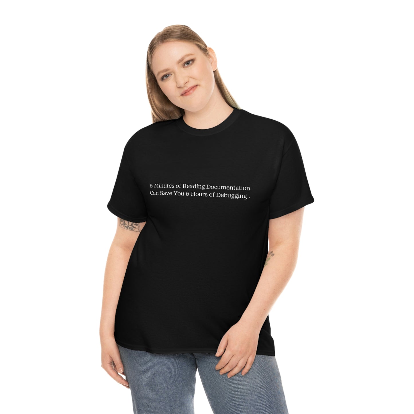 A 5 Minutes Can Save You 5 Hours: Get Our Unisex Heavy Cotton Tee and Debug in Style