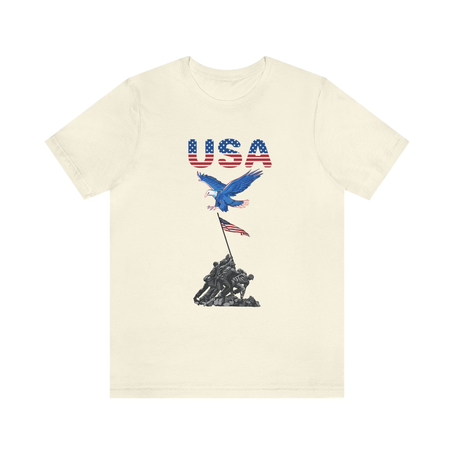 Happy 4th of July T-Shirt, USA Flag, Patriot Shirts, Unisex Jersey Short Sleeve Tee