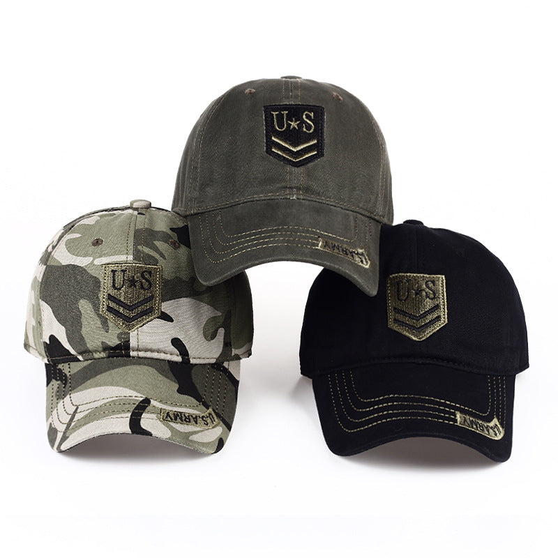 Baseball Cap Men's And Women's Sun Hat Horizontal And Vertical Letter Embroidery