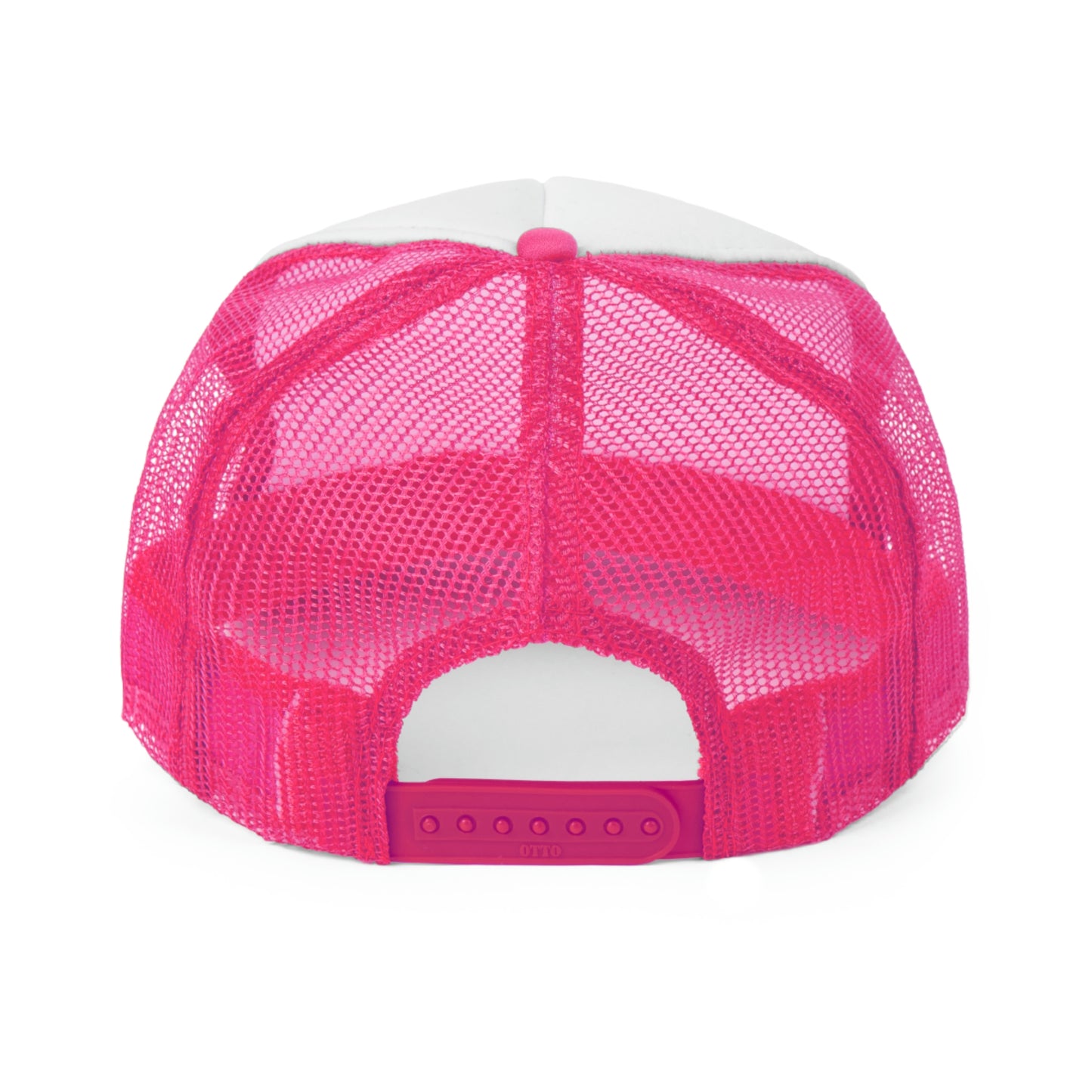 Hat Embark on a Cosmic Journey with Our Trucker Hat Featuring an Astronaut Riding a Spaceship