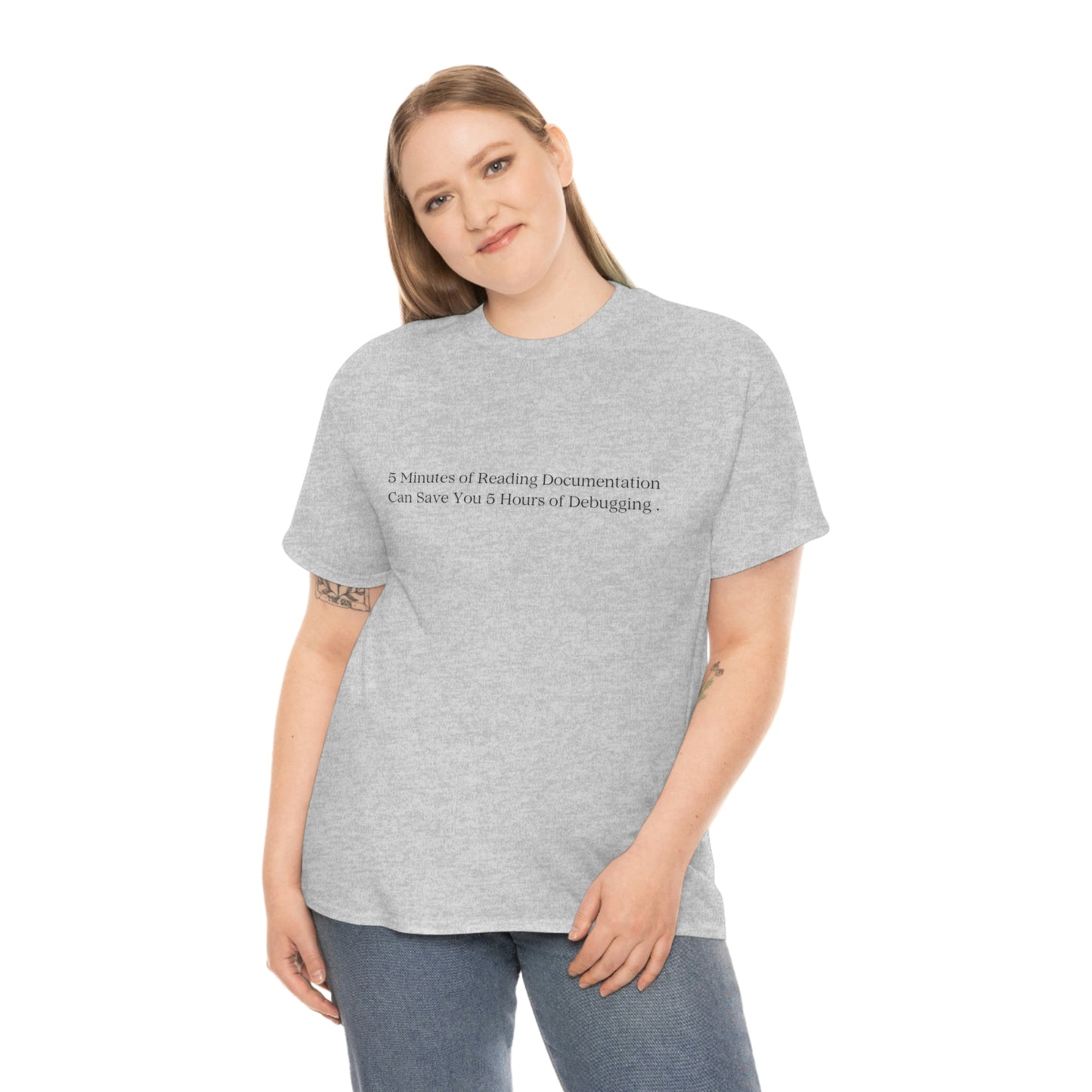 A 5 Minutes Can Save You 5 Hours: Get Our Unisex Heavy Cotton Tee and Debug in Style