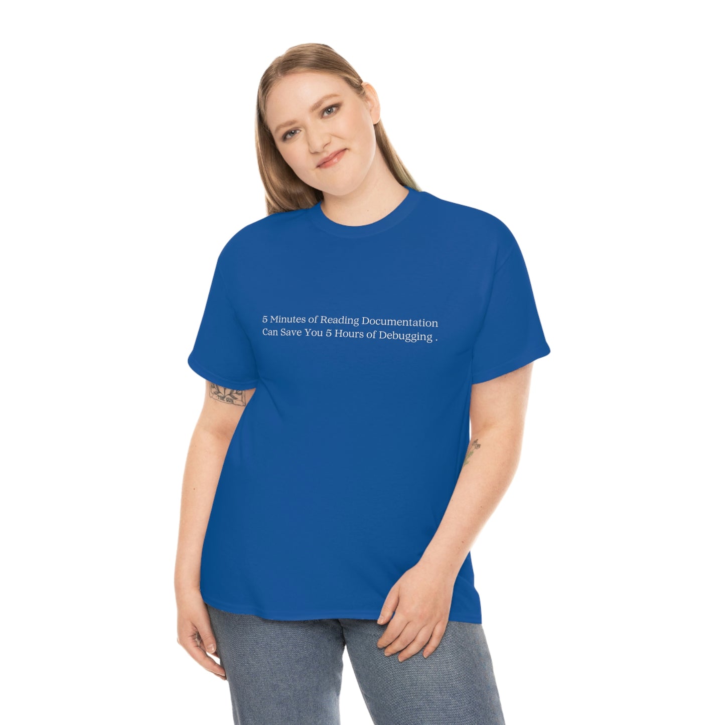 A 5 Minutes Can Save You 5 Hours: Get Our Unisex Heavy Cotton Tee and Debug in Style