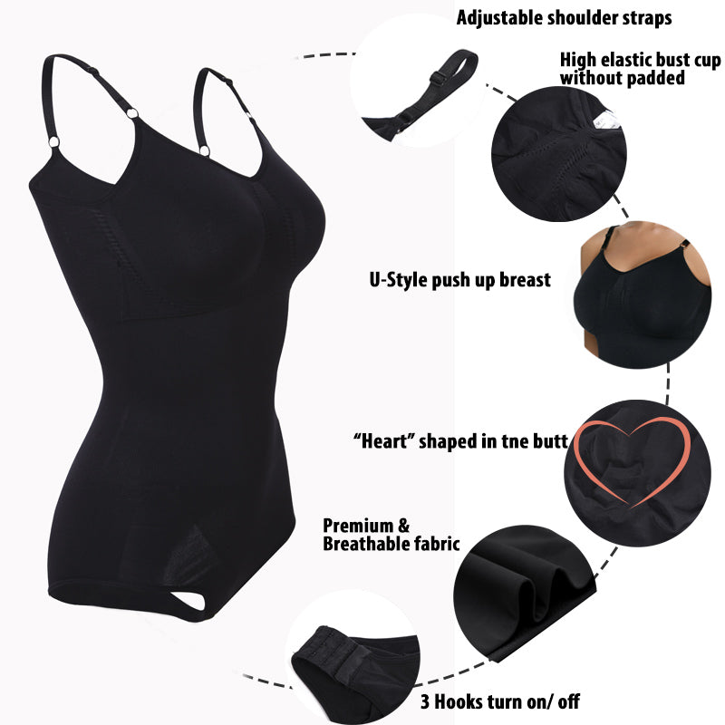 Achieve Your Dream Figure with Our Women's Bodysuit Waist Trainer Tummy Shaper Shapewear Girdle