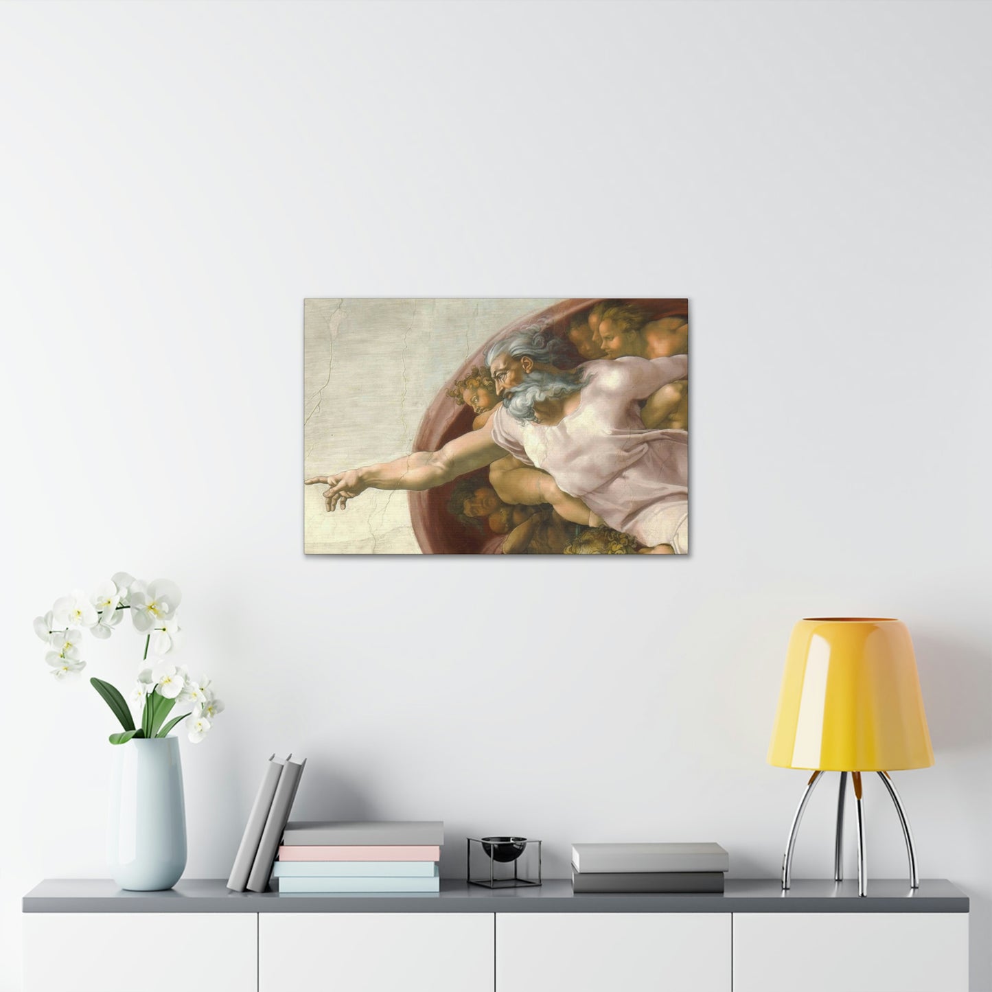 Canvas The Creation of Adam by Michelangelo Buonarroti Gallery Wraps