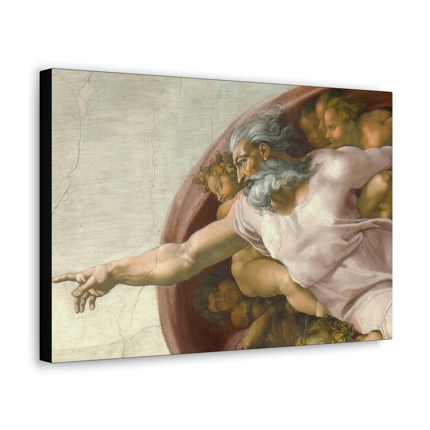 Canvas The Creation of Adam by Michelangelo Buonarroti Gallery Wraps