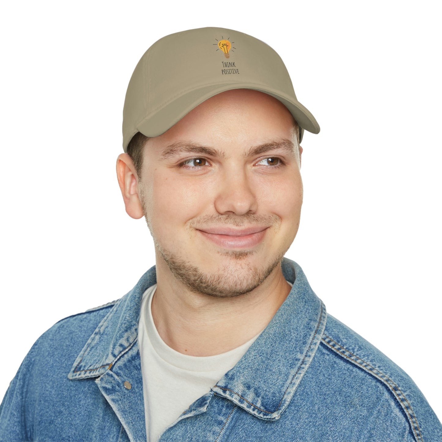 Hat Think Positive Low Profile Baseball Cap Men, Women