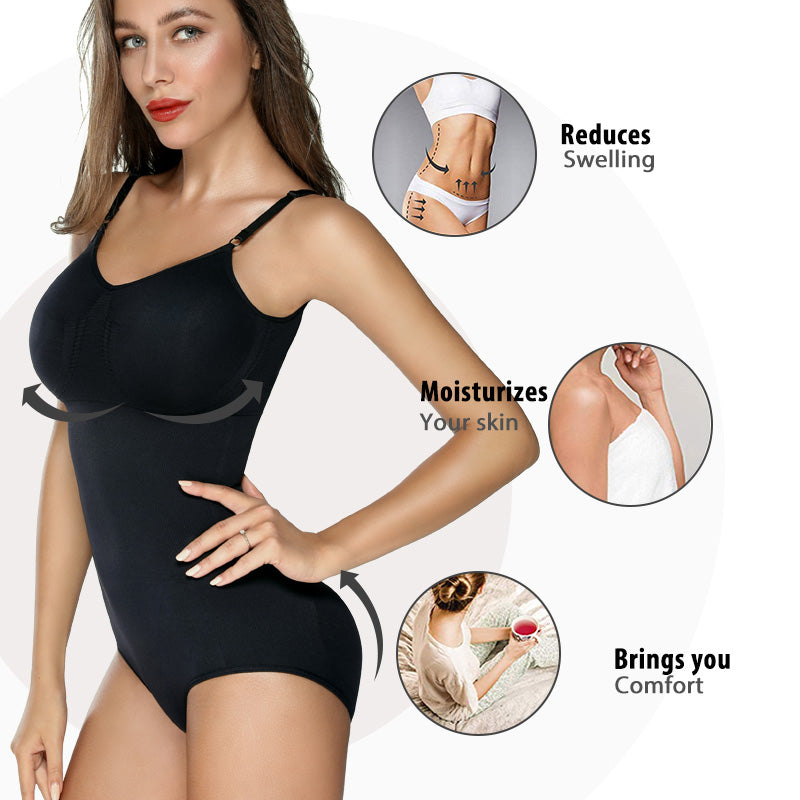 Achieve Your Dream Figure with Our Women's Bodysuit Waist Trainer Tummy Shaper Shapewear Girdle