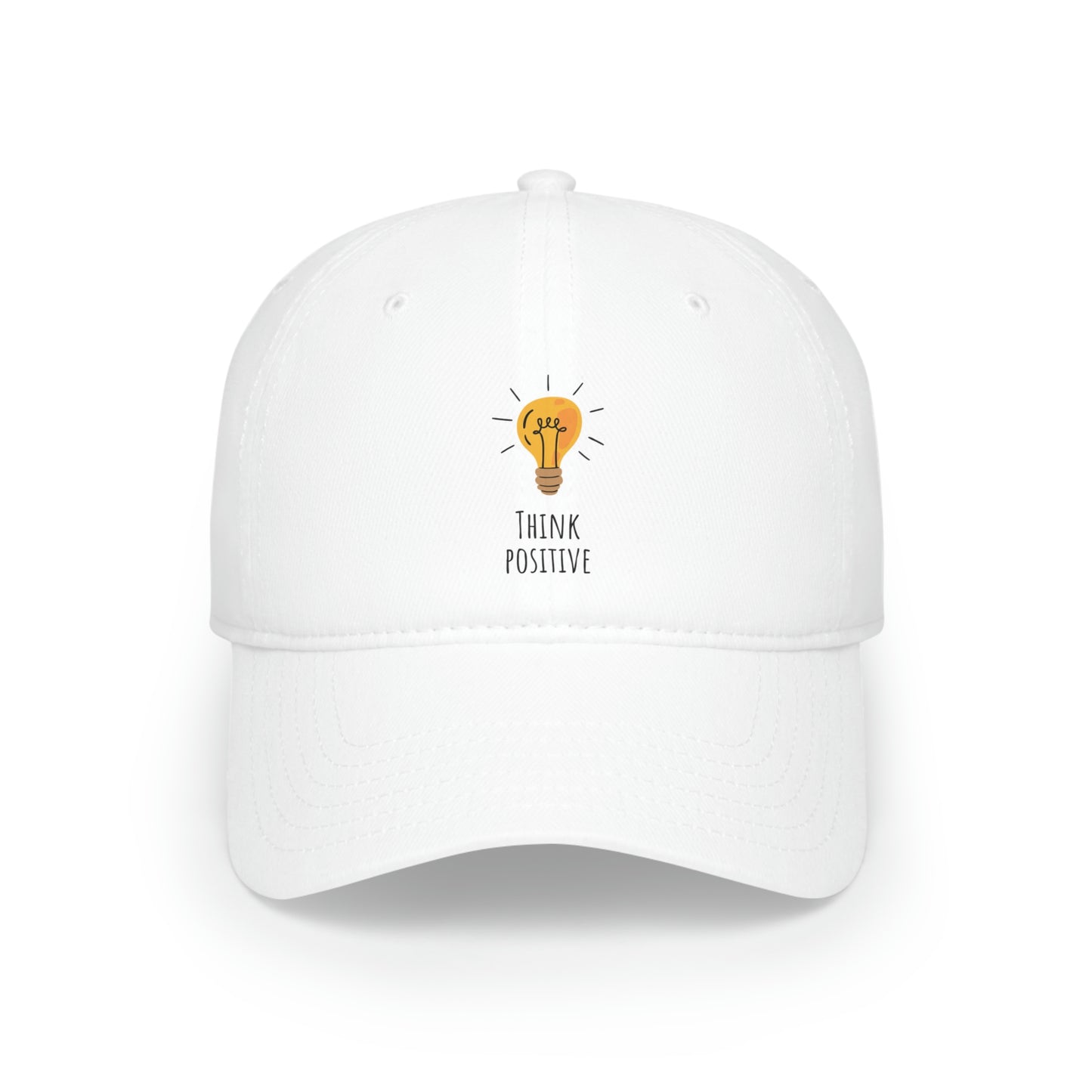 Hat Think Positive Low Profile Baseball Cap Men, Women