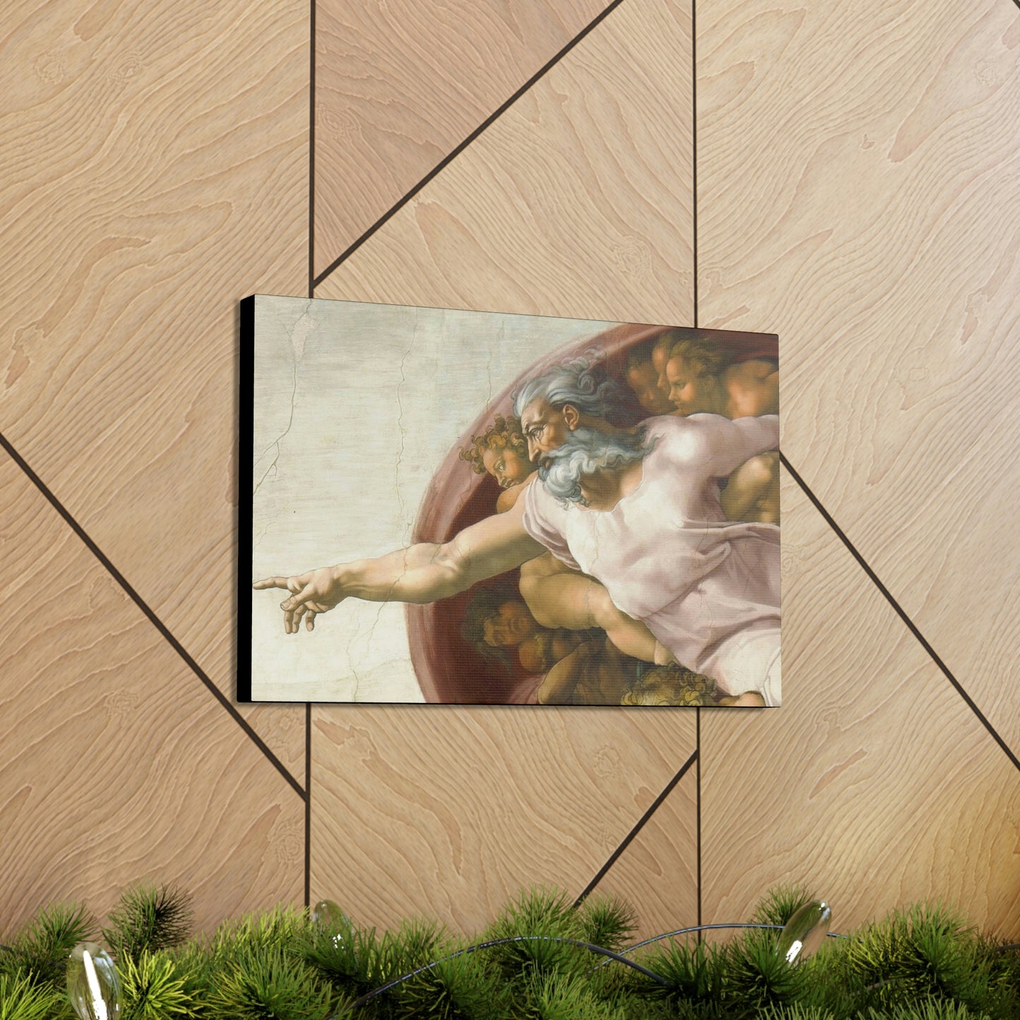 Canvas The Creation of Adam by Michelangelo Buonarroti Gallery Wraps
