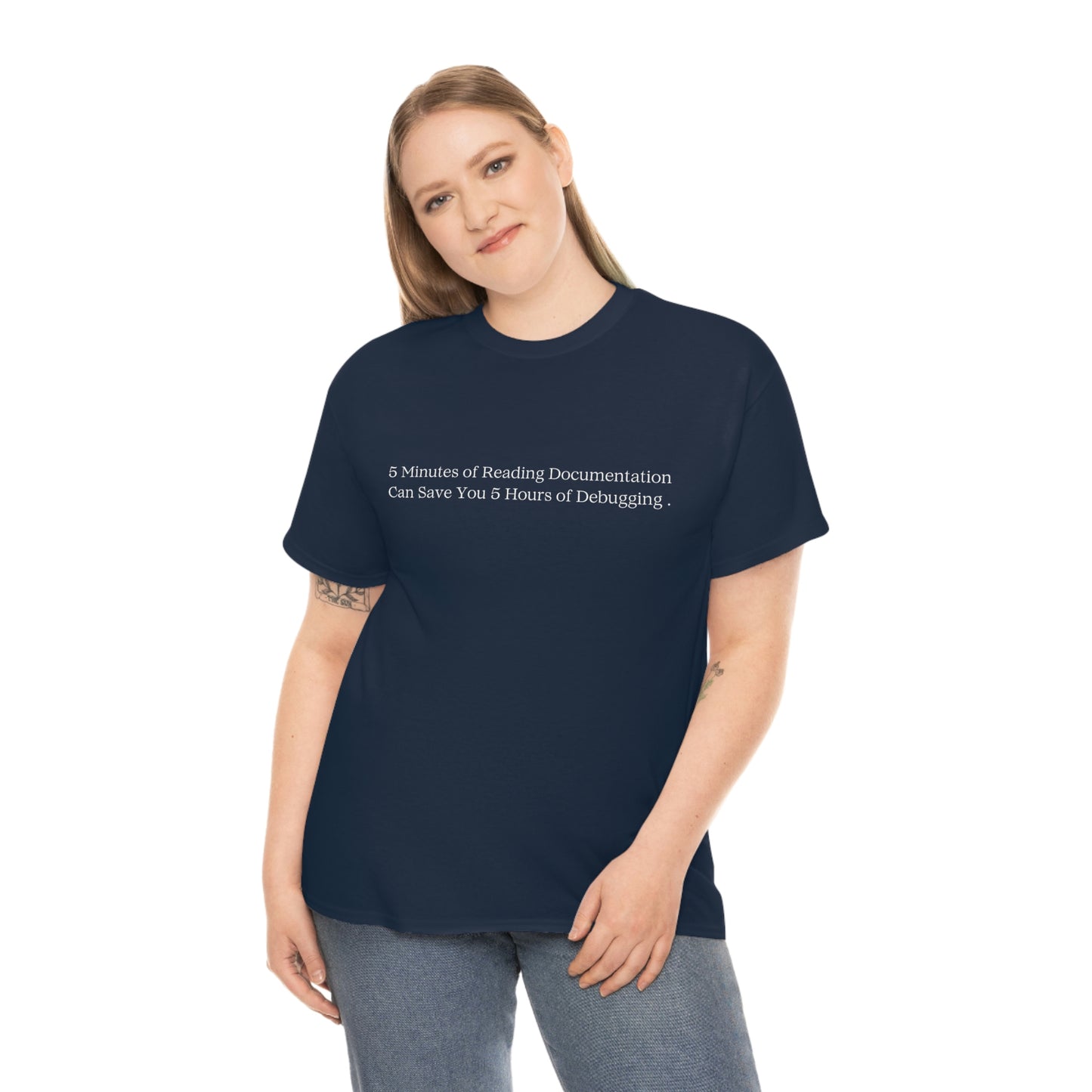 A 5 Minutes Can Save You 5 Hours: Get Our Unisex Heavy Cotton Tee and Debug in Style