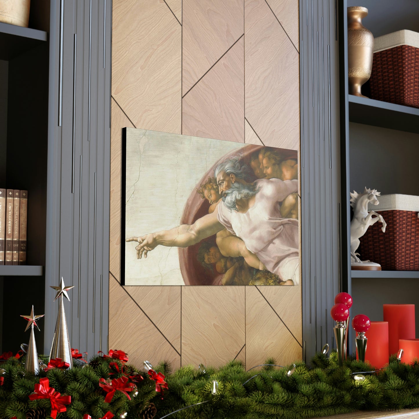 Canvas The Creation of Adam by Michelangelo Buonarroti Gallery Wraps