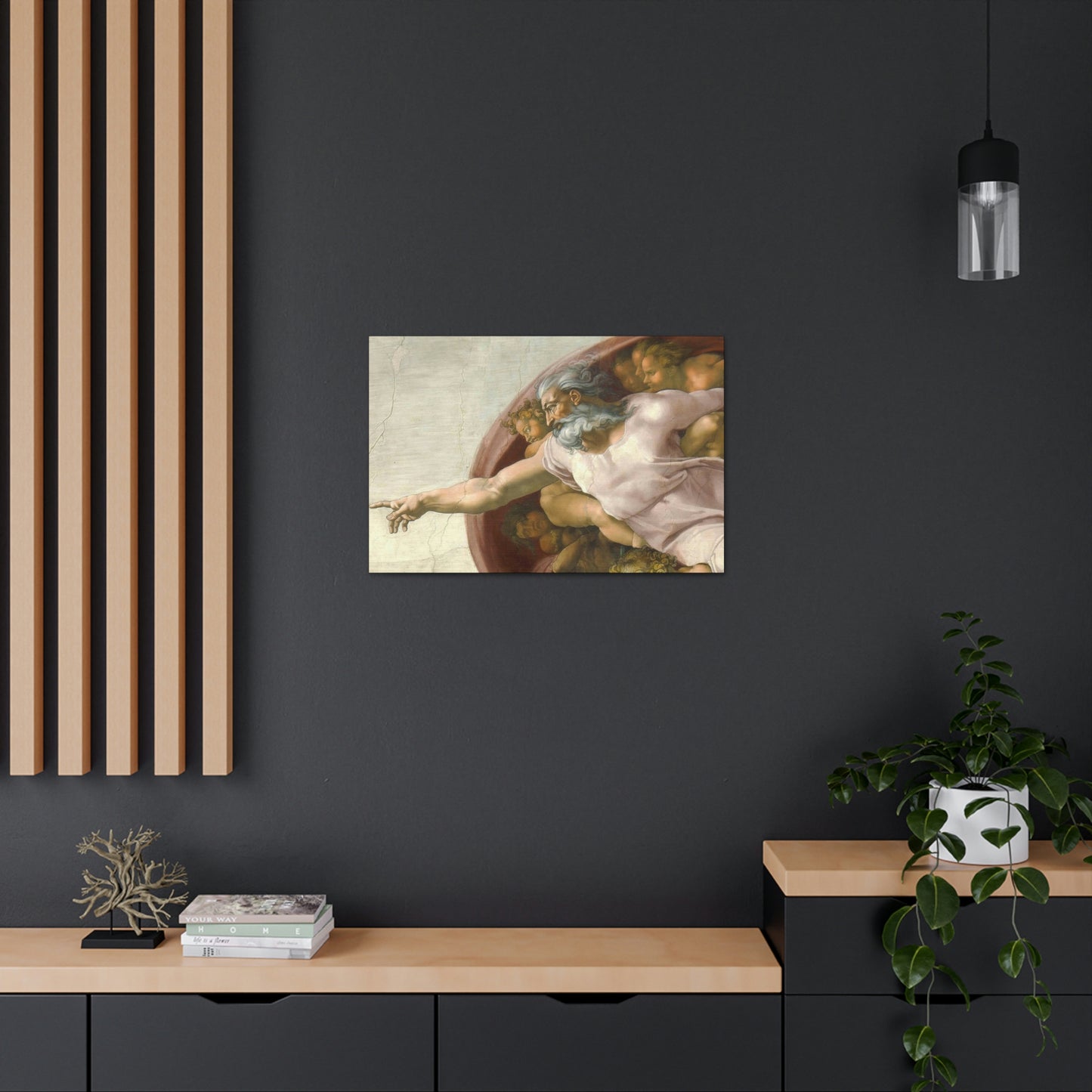 Canvas The Creation of Adam by Michelangelo Buonarroti Gallery Wraps
