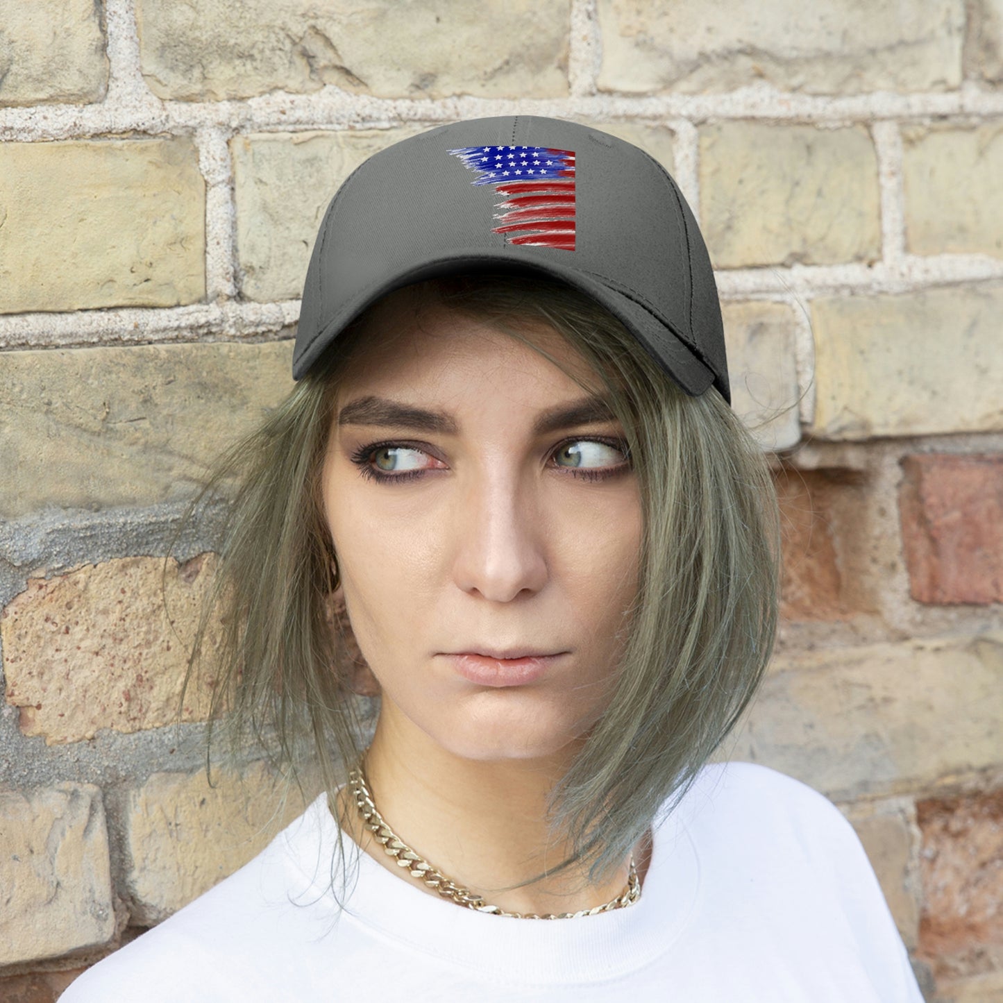 U.S Flag Women and Men Hat, $th of July Hat Unisex Twill Hat