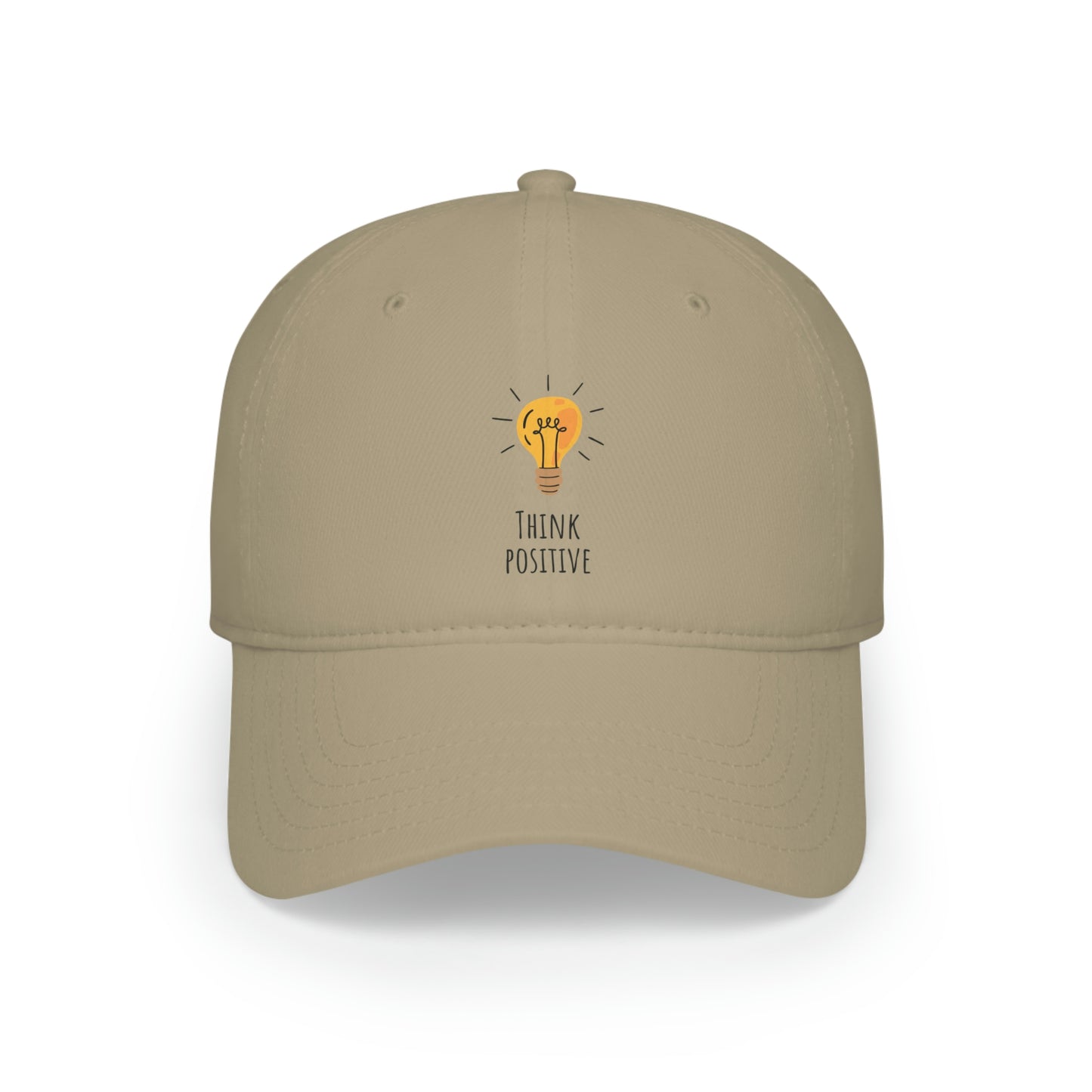 Hat Think Positive Low Profile Baseball Cap Men, Women