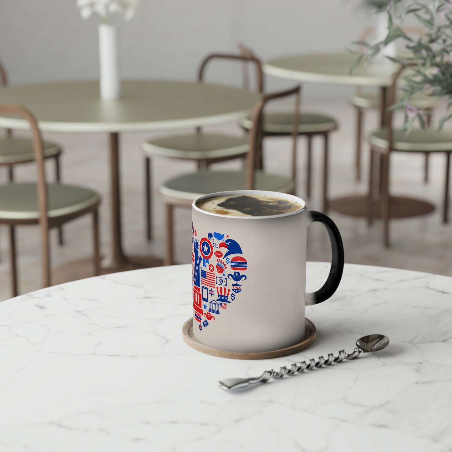Mug Add Some Fun to Your Morning Coffee Routine with Konaloo's Color-Changing Mug - Perfect for Coffee Addicts and Caffeine Lovers!
