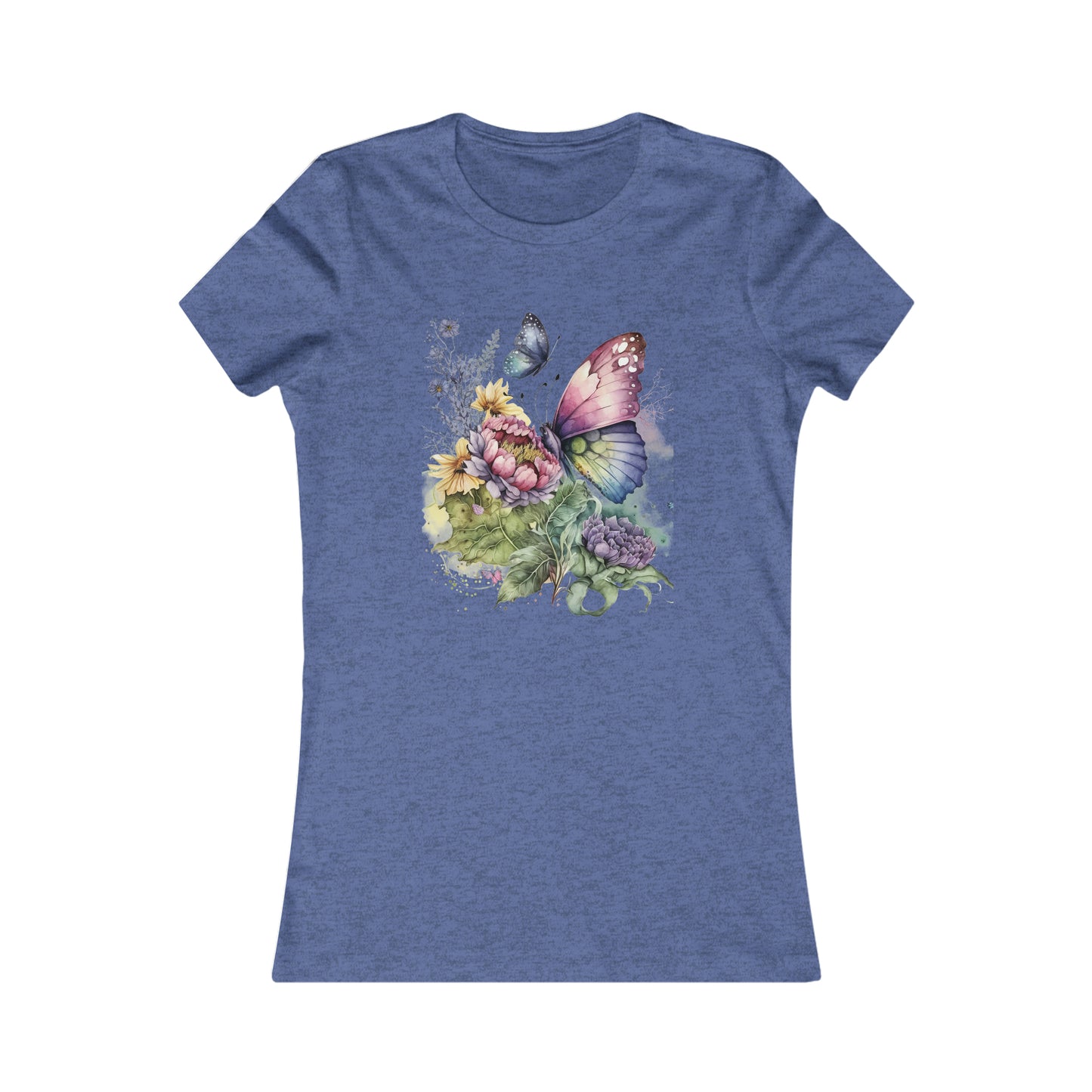 Express Yourself with Our Women's Butterfly Flowers T-Shirt - The Perfect Gift for Fashion-Forward Women and Girls