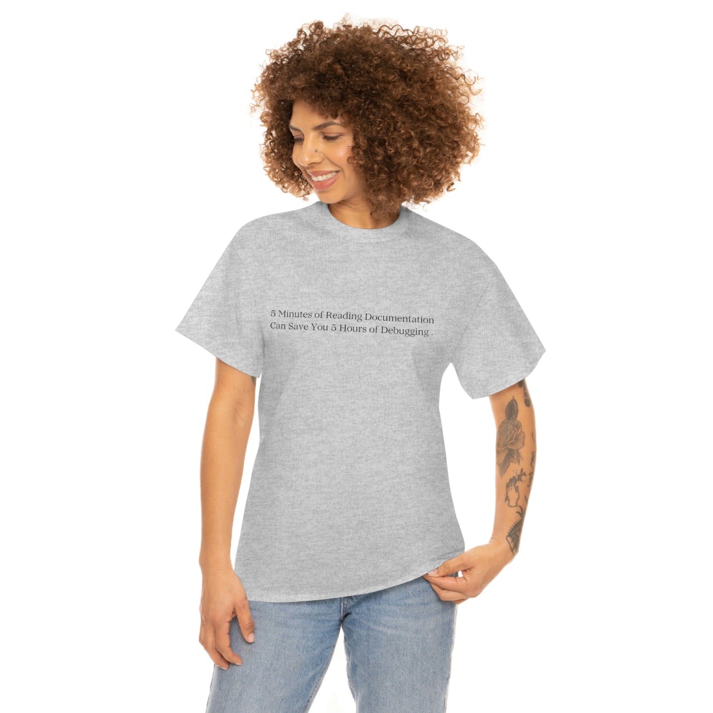A 5 Minutes Can Save You 5 Hours: Get Our Unisex Heavy Cotton Tee and Debug in Style