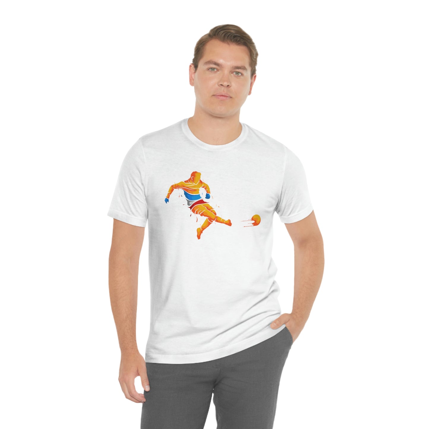 A Unisex Shirt, Gifts for Mom, Birthday Gifts for Him and Her, Cute Mama Shirt, Soccer Mom T-Shirt,Mom Gift,Cute Soccer Shirt unisex Jersey Short Sleeve Tee