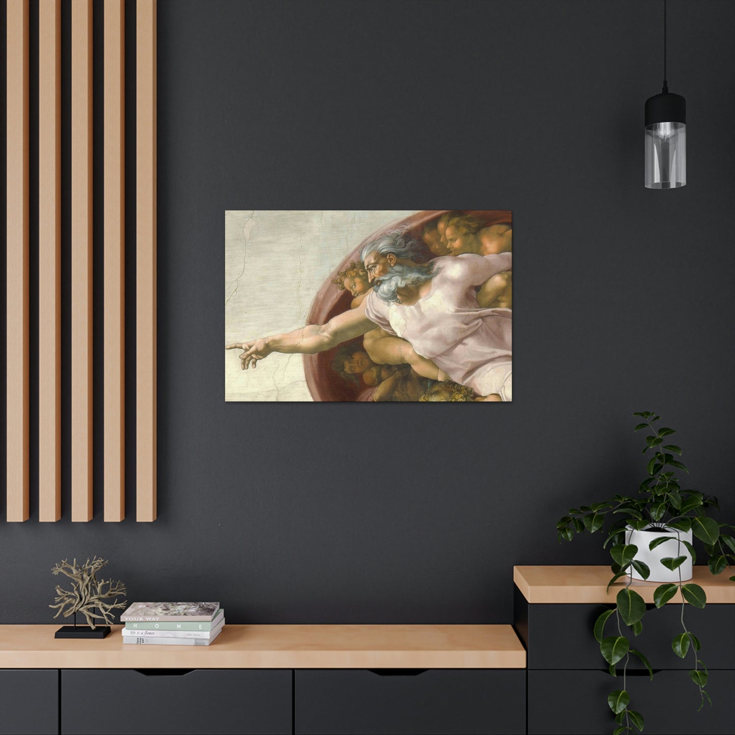 Canvas The Creation of Adam by Michelangelo Buonarroti Gallery Wraps