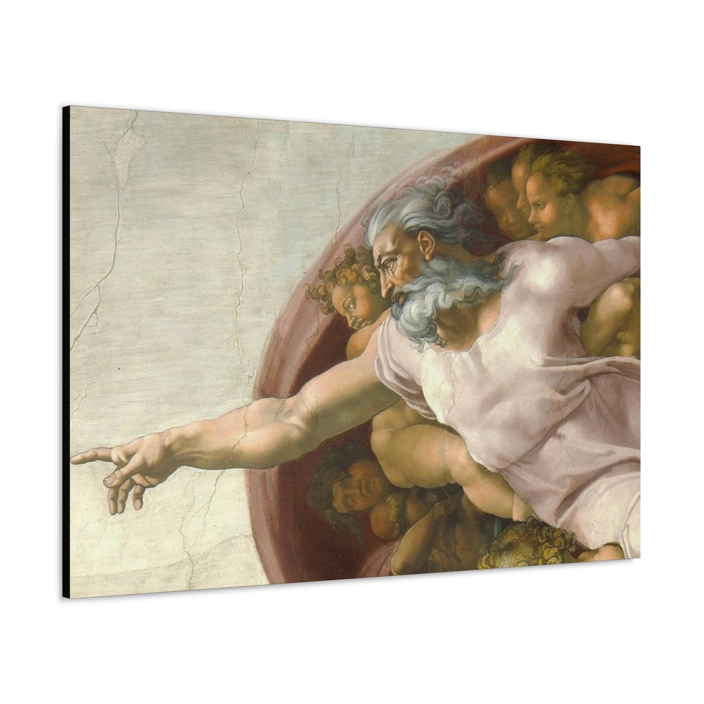Canvas The Creation of Adam by Michelangelo Buonarroti Gallery Wraps