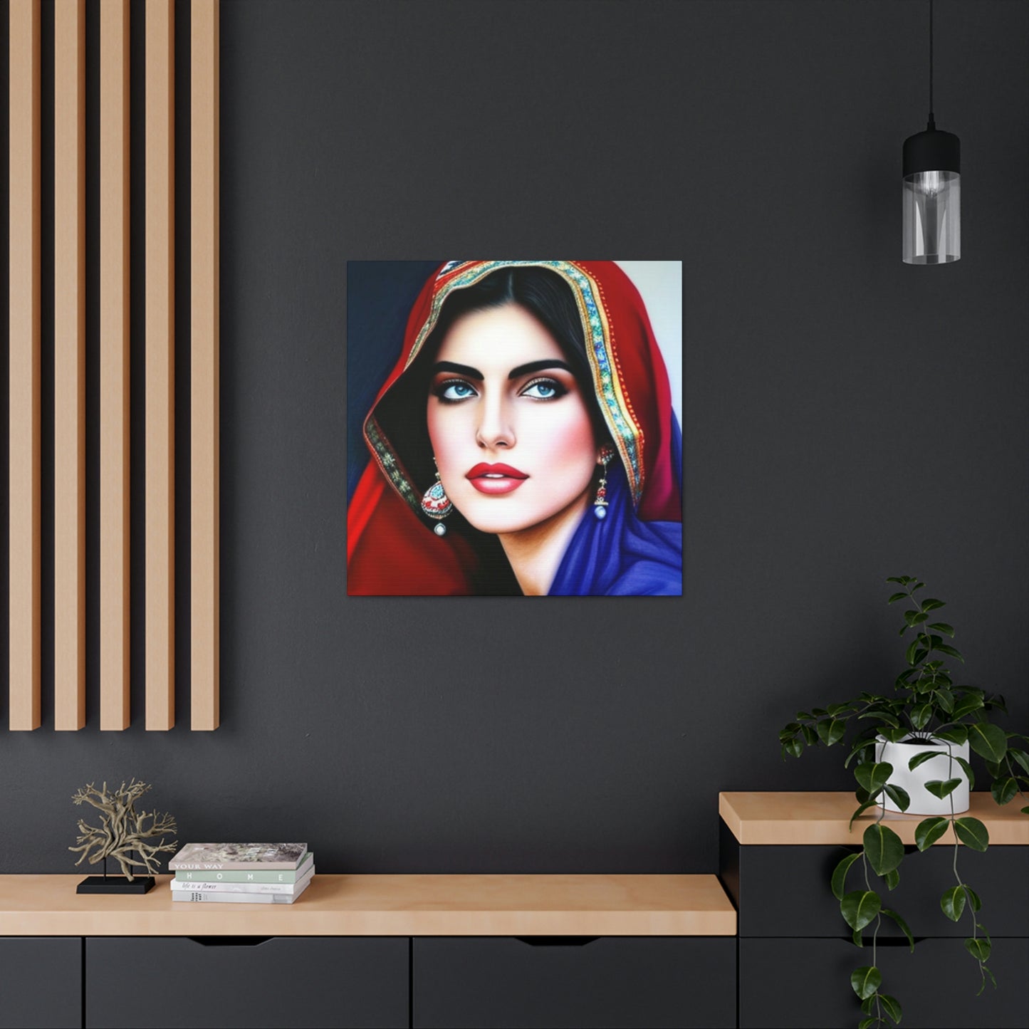 Canvas Gallery Wraps Beautiful Persian Women Drawing