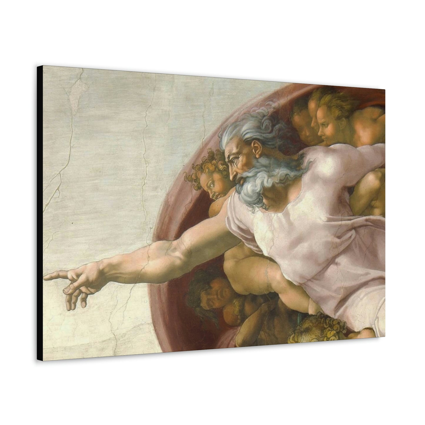 Canvas The Creation of Adam by Michelangelo Buonarroti Gallery Wraps