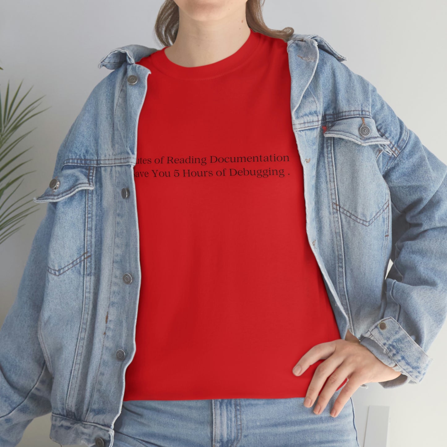 A 5 Minutes Can Save You 5 Hours: Get Our Unisex Heavy Cotton Tee and Debug in Style