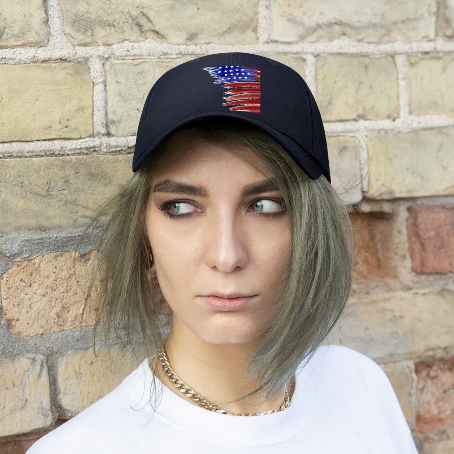 U.S Flag Women and Men Hat, $th of July Hat Unisex Twill Hat
