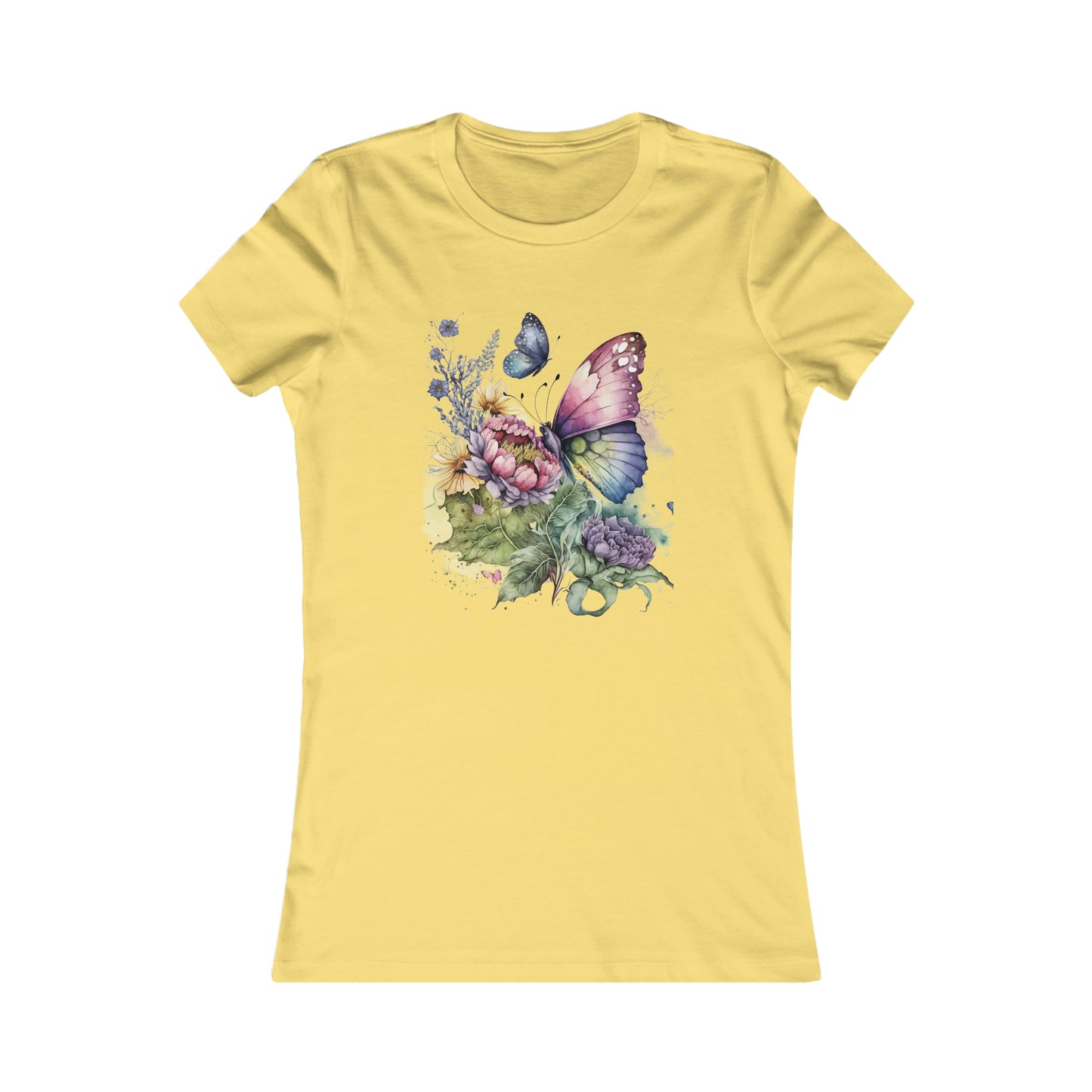 Express Yourself with Our Women's Butterfly Flowers T-Shirt - The Perfect Gift for Fashion-Forward Women and Girls