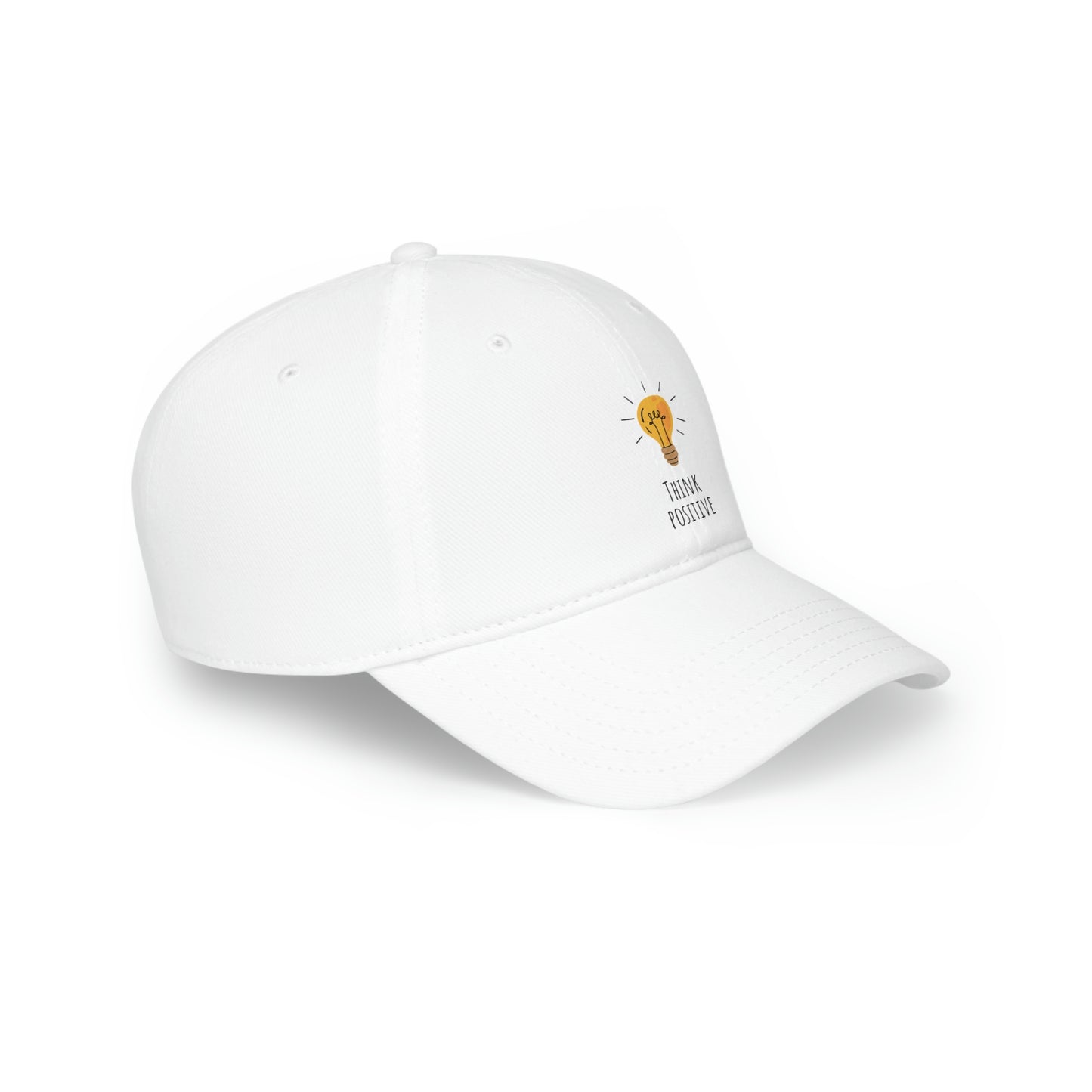 Hat Think Positive Low Profile Baseball Cap Men, Women