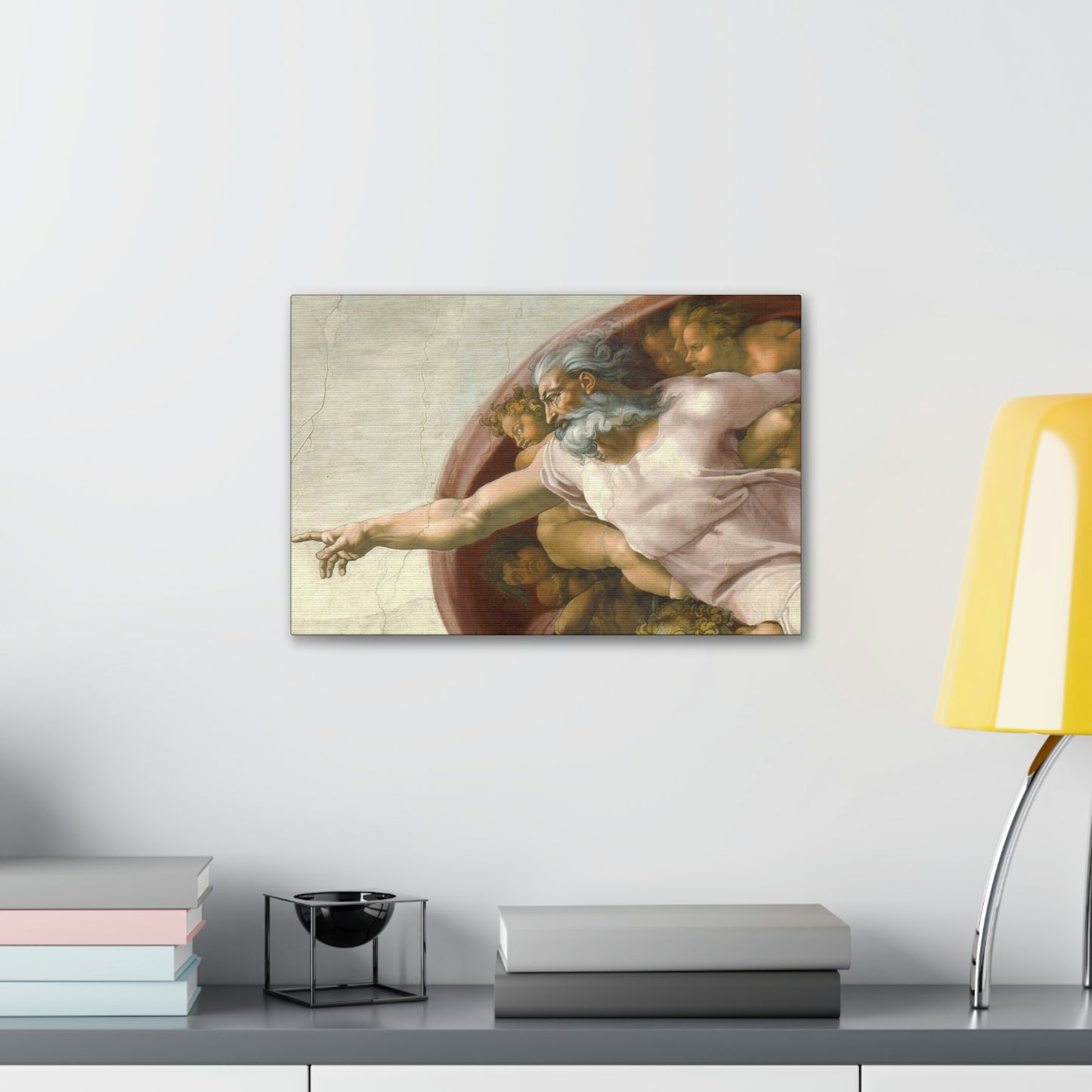 Canvas The Creation of Adam by Michelangelo Buonarroti Gallery Wraps