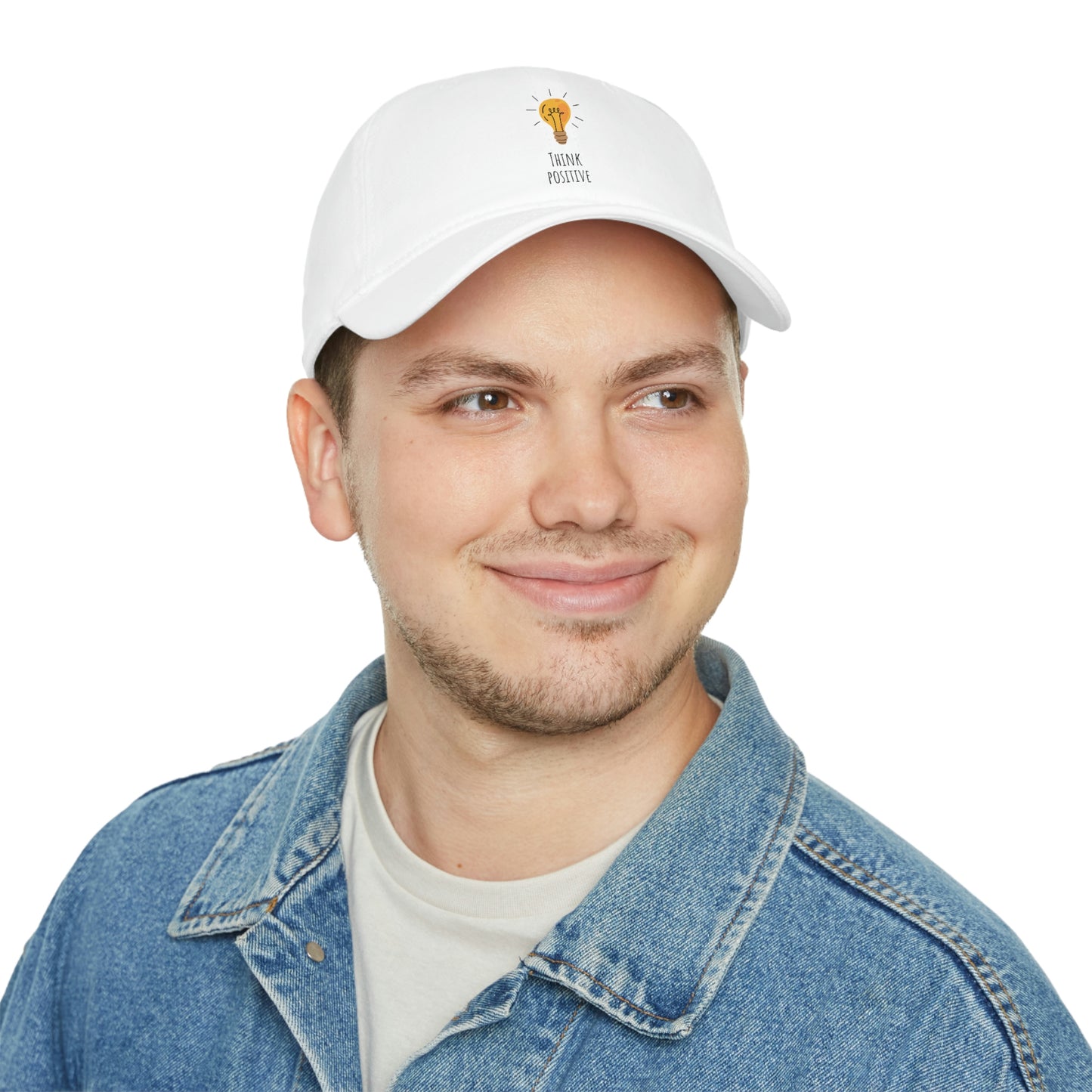 Hat Think Positive Low Profile Baseball Cap Men, Women