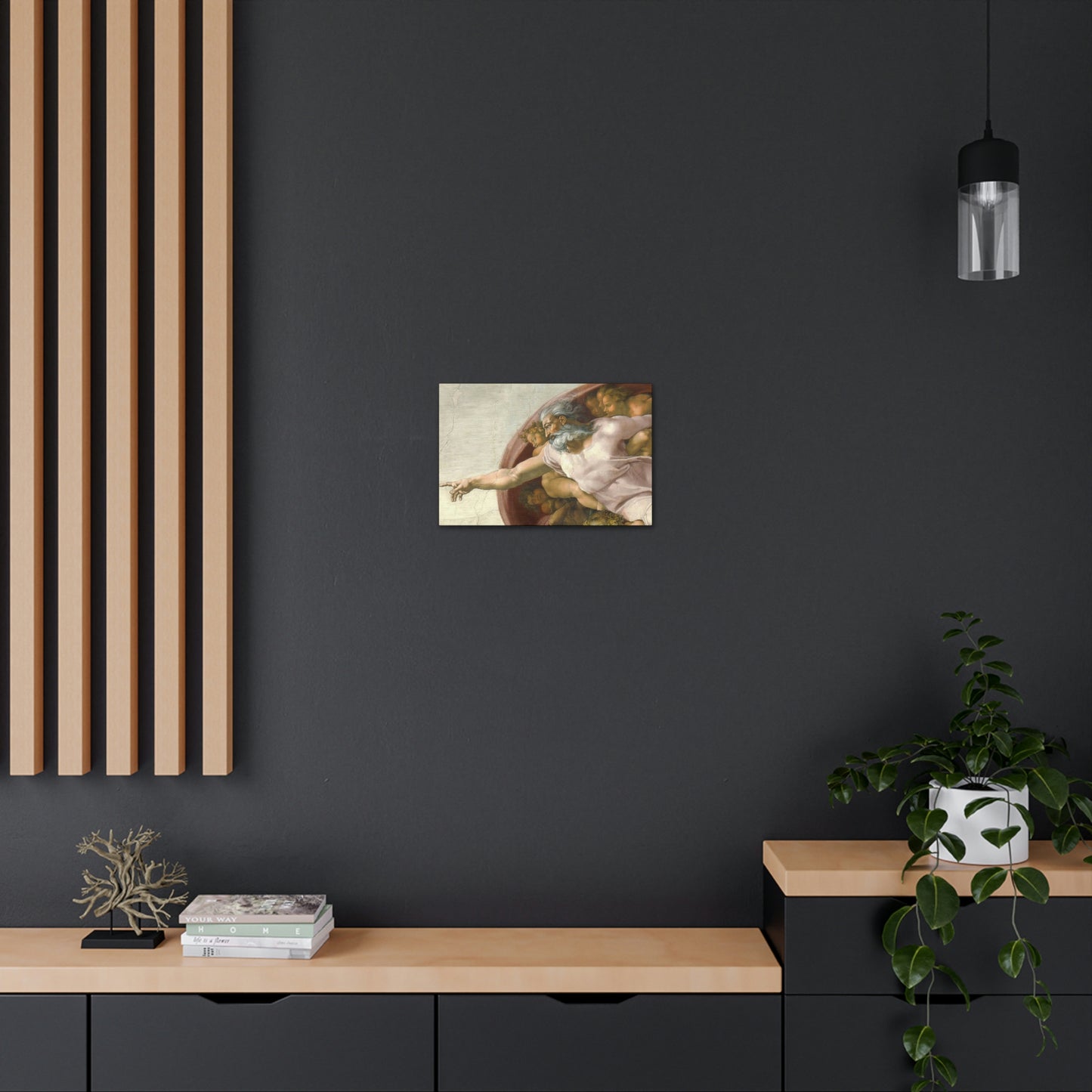 Canvas The Creation of Adam by Michelangelo Buonarroti Gallery Wraps