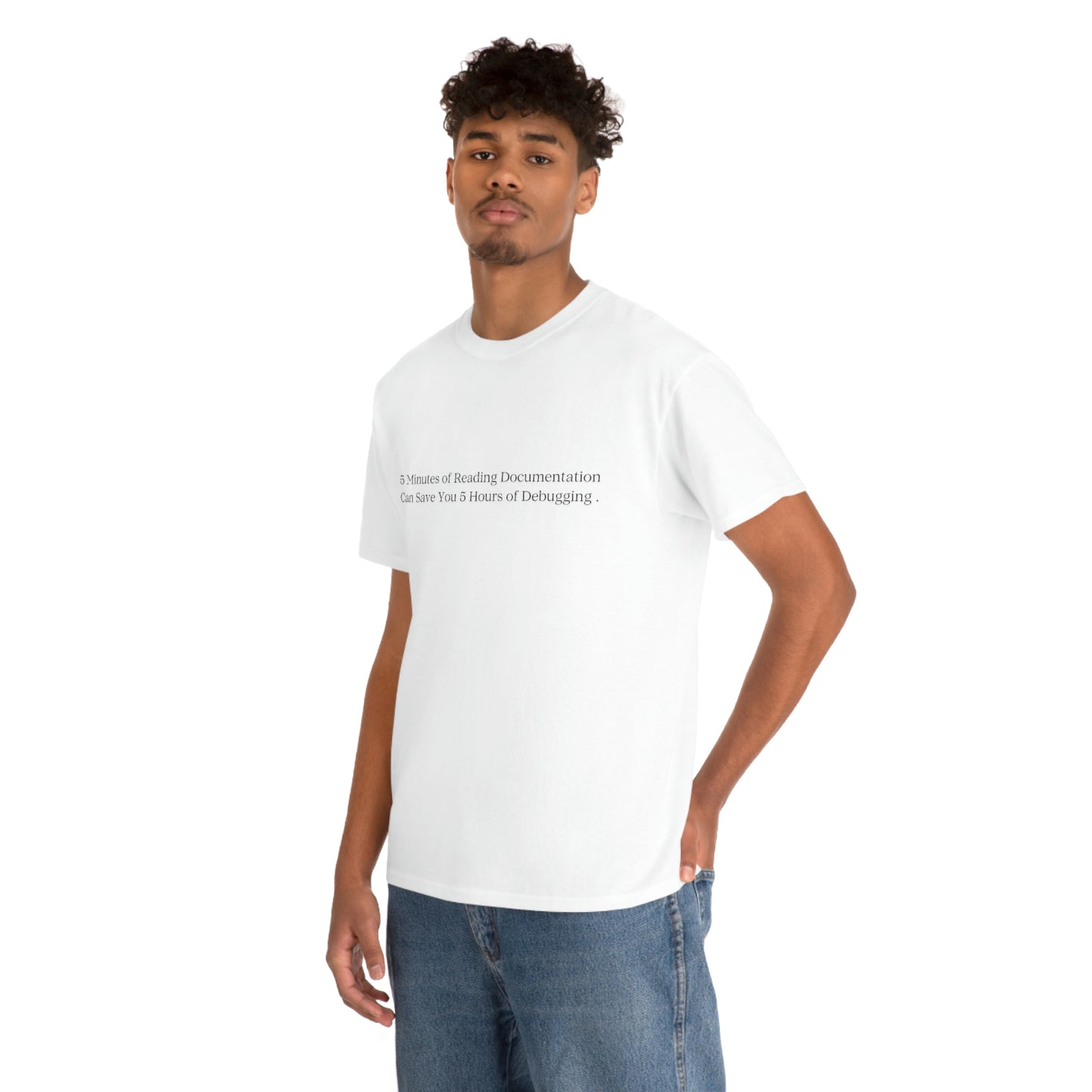 A 5 Minutes Can Save You 5 Hours: Get Our Unisex Heavy Cotton Tee and Debug in Style