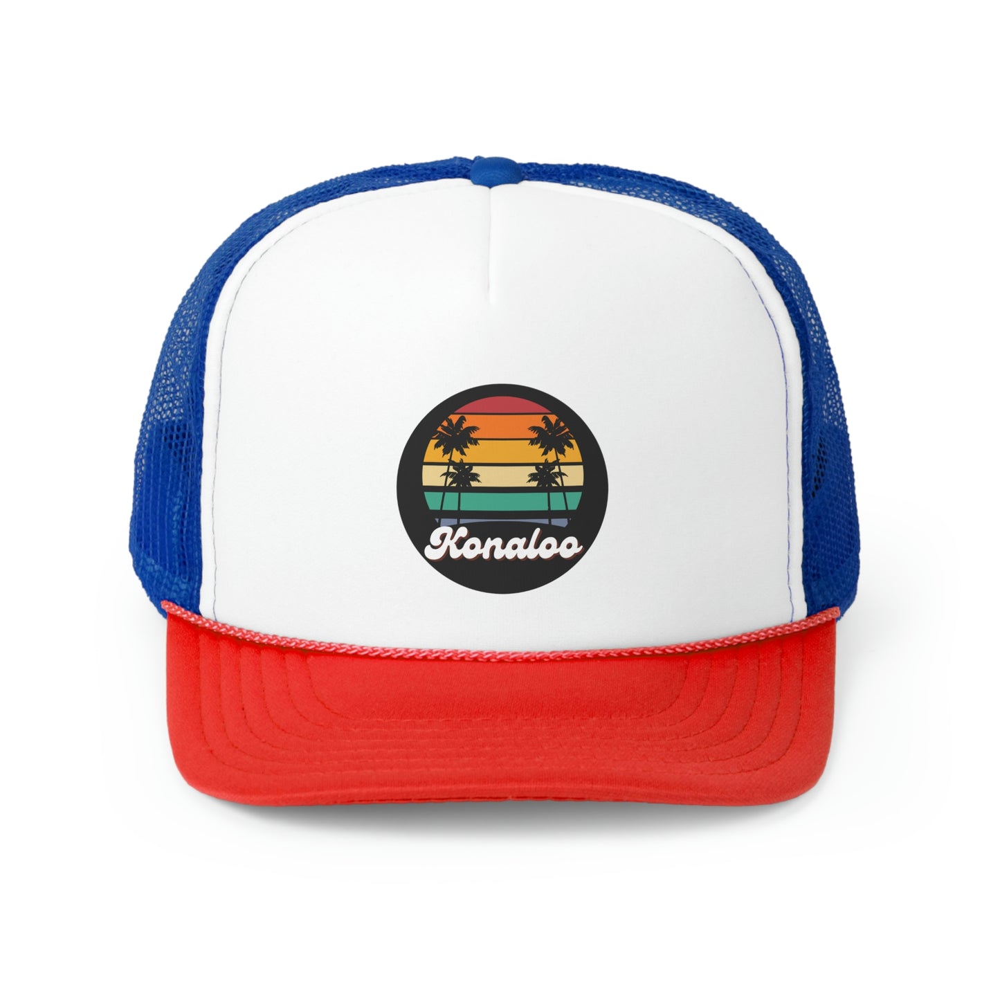 Hat Get Your Retro Vibes On with Our Trucker Caps - Featuring Palm Tree Shadows