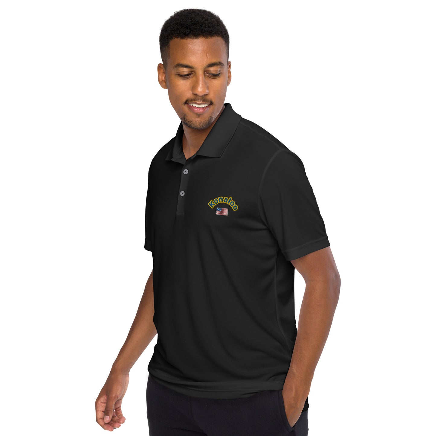 Adidas Konaloo Shirt Elevate your style with the Konaloo Brand Men's Designed Performance Polo Shirt