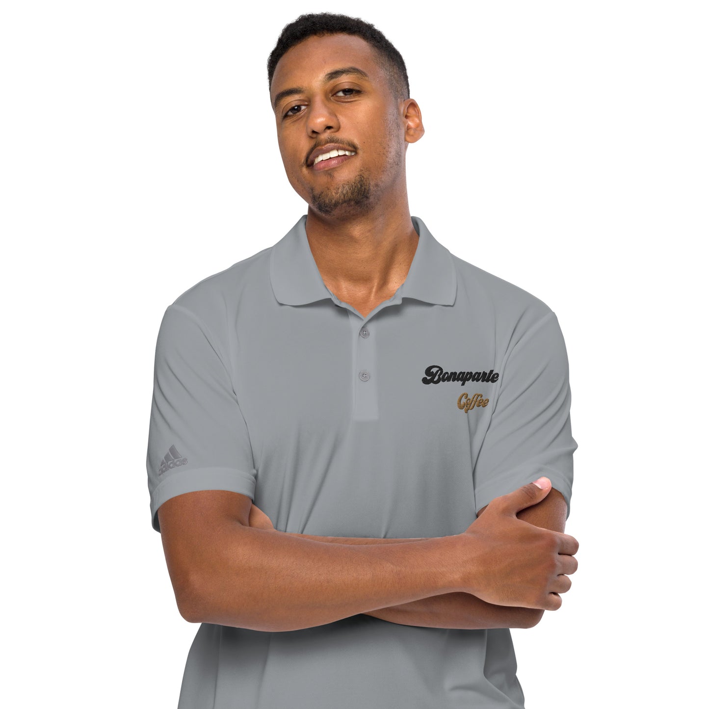 Adidas Shirt Elevate Your Style and Performance with Bonaparte Coffee Adidas Performance Polo Shirt - Perfect for Both Men and Women!