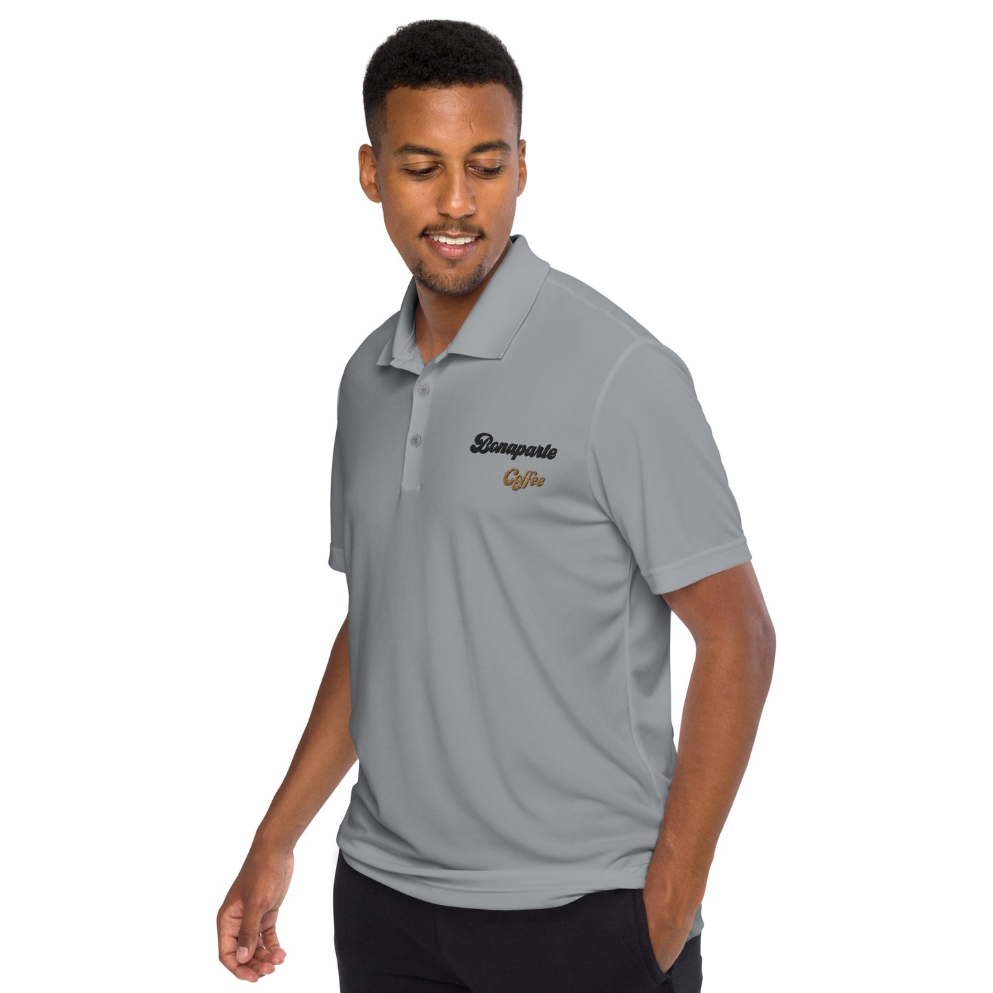 Adidas Shirt Elevate Your Style and Performance with Bonaparte Coffee Adidas Performance Polo Shirt - Perfect for Both Men and Women!