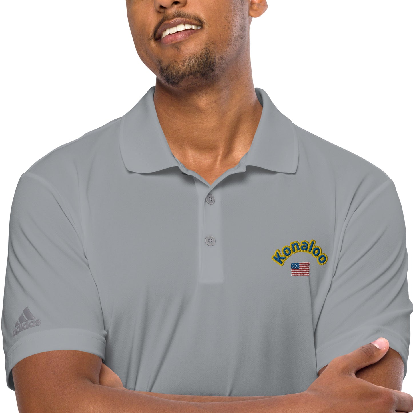 Adidas Konaloo Shirt Elevate your style with the Konaloo Brand Men's Designed Performance Polo Shirt