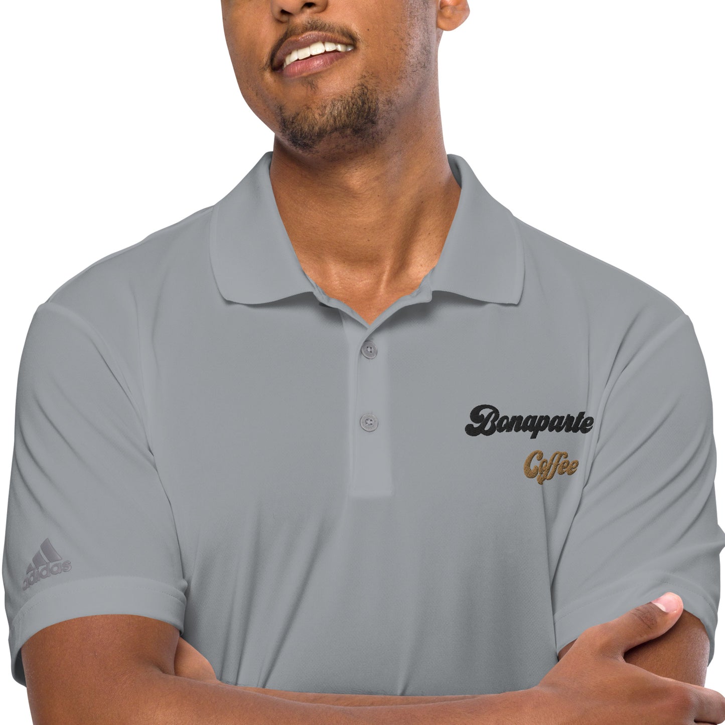 Adidas Shirt Elevate Your Style and Performance with Bonaparte Coffee Adidas Performance Polo Shirt - Perfect for Both Men and Women!