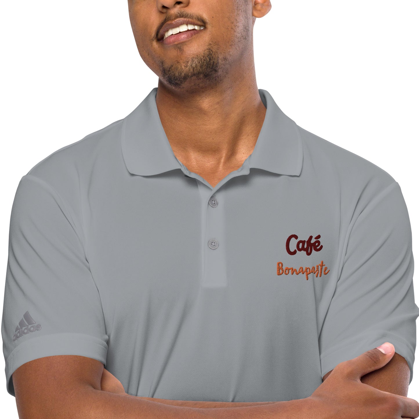 Adidas Shirt Elevate Your Style and Performance with Bonaparte Coffee Adidas Performance Polo Shirt - Perfect for Both Men and Women!