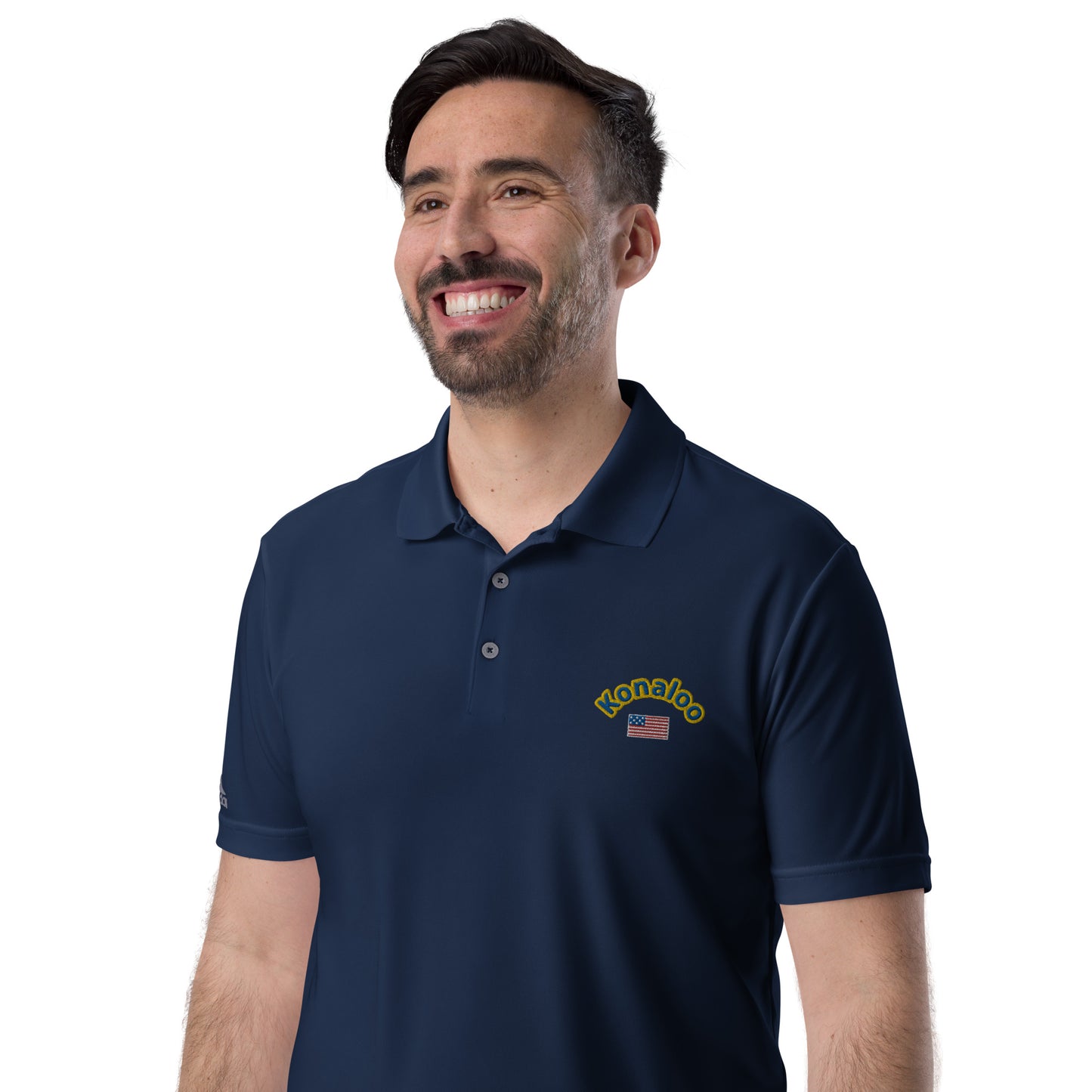 Adidas Konaloo Shirt Elevate your style with the Konaloo Brand Men's Designed Performance Polo Shirt