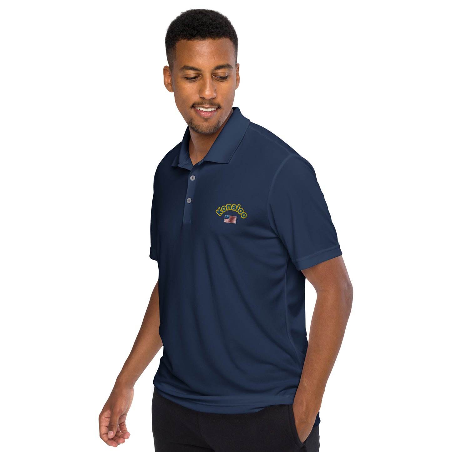 Adidas Konaloo Shirt Elevate your style with the Konaloo Brand Men's Designed Performance Polo Shirt